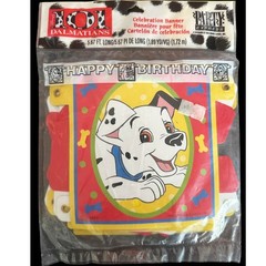 101 DALMATIANS JOINTED HANGING BANNER (1) Birthday Decorations Disney Dogs