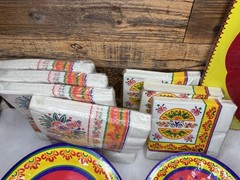 Cinco De Mayo Decoration Lot Party Supplies Napkins Plates Straws Banner