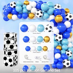 Soccer Birthday Party Decorations, All-in-1 Supplies Pack, Includes Plates an…