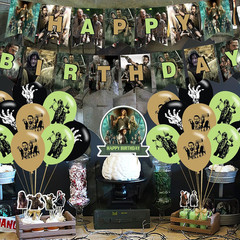 The Walking Dead Party Supplies – Birthday Decorations for TV Show Theme with Ha