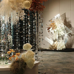 Silver Shimmer Wall Backdrop, 20 Packs Silver Sequin Curtain Circle Dots Garland
