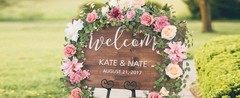 Flower Garland Decorations, 6.07Ft Pink Floral Rose Garland, Artificial