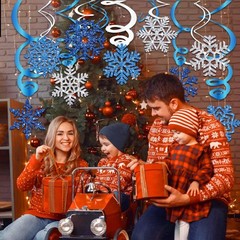 Winter Wonderland Party Decorations,Frozen Party Decorations,Snowflake Hangin