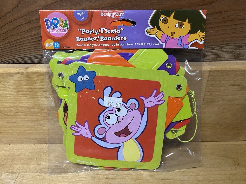 NOS Dora The Explorer Party/Fiesta Banner (4.92’ Length) by DesignWare #2