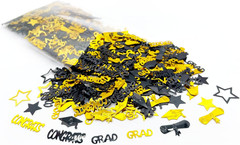 Graduation Decorations 2026 | Black and Gold Grad Confetti 2026 – Pack of 130…