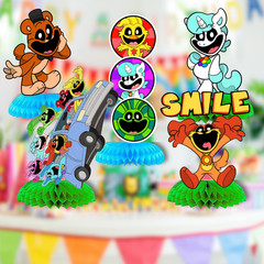 Smiling Plushy Tableware party supplies decoration balloons birthday centerpiece