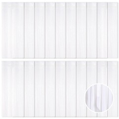 White Foil Fringe Curtains Tinsel Streamer Backdrop Party Photo Booth 20 PCS