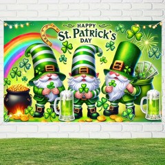 Happy St. Patrick’s Day Banner 71×43 Inch Seasonal Shooting Background Banner Ir