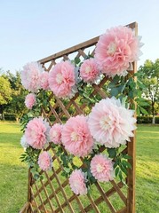 Paper Flower Decorations for Wall Backdrop Girld Nursery Wall Decor Wedding Brid
