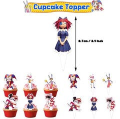 The Amazing Digital Circus Party Supply Banner Backdrop Toppers…