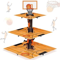 Basketball Party Decorations Cupcake Stand Sports Theme Birthday Favors