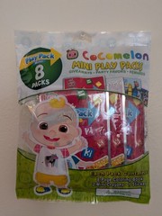 COCOMELON MINI COLORING PLAY PACKS 8 PACK NEW SEALED BIRTHDAY PARTY