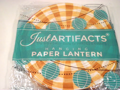 NIP Set 6 Paper Lanterns Fall 12″ Just Artifacts Pumpkins Leaves Turkey Hanging