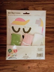 321 Party! 3 Pack, 9″ Unicorn Puff Balls Decorations Tissue Paper Pom Poms