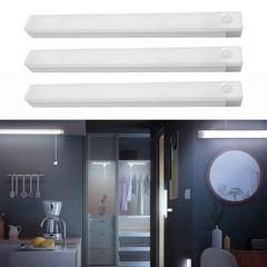 Rechargeable LED Night Light Wireless with Dual Color Mode for Cabinets 3pcs