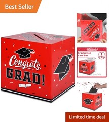 Lightweight & Elegant Graduation Card Box 2026 – Perfect for Party Favors