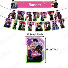 Zombie High 4 Birthday Party Decor Supplies Balloons Banner Cake Toppers Kids