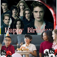 Twilight Birthday Party Decoration Backdrop & Balloons Set 5×3 FT