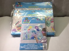 9 Pc Girls Birthday Party Activity Kits