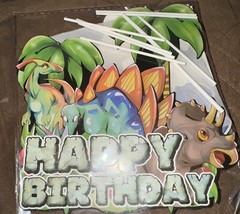 Dinosaur Birthday Party Kit Decorations Banner Treat Bags Dino T Rex