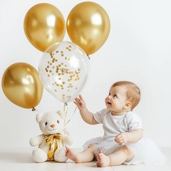 🔥150pcs Metallic Gold Balloon Arch Kit,Party,Graduation,Wedding,B-Day,Holiday🔥