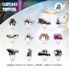 Godzilla x Kong Birthday Party Decorations Supplies 163 pcs