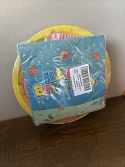 Colorful Stars Disposable Birthday Tableware (Plates, Napkins, Forks)