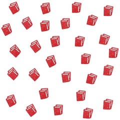 120 PCS Books Confetti Red Glitter Study Paper Reading Party Cut Out Decor