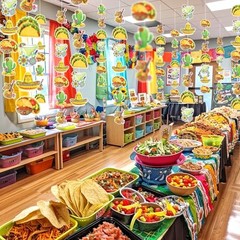 8Pcs Mexican Fiesta Party Decorations Taco Birthday Party Decorations Taco