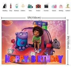 Home Party Supplies Backdrop Banner Background Vinyl Birthday Gift