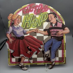 Vintage Beistle Rock & Roll Hanging Decorations Set Of 4 50s Party Diner Jukebox