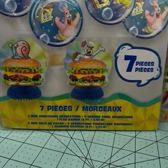 SpongeBob Squarepants Party Decorations Door Curtain, Table Decor, Hanging Decor