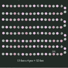Glitter Pink Circle Garlands Party Decoratoins Polka Dots Streamer Backdrop B…