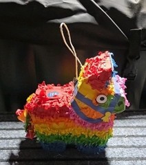 Mini Rainbow Donkey Piñata Toys Included