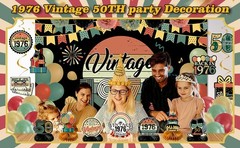 60th Birthday Party Decorations Set – Vintage 1966 Banner, Balloons, Cake Topper