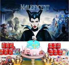 Maleficent Party Supplies Backdrop Banner Poster Background Vinyl Birthday Decor
