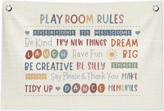 Playroom Wall Decor, This Room Was Made for Playin Trendy Preppy Playroom Hangin