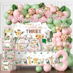295 Pcs Her Royal Threeness Birthday Decorations – Complete Princess Theme 3Rd B