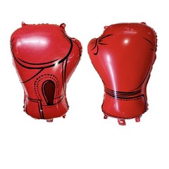 4PCS Boxing Gloves Foil Balloons Boxfor Bing Party Decorations Wrestling Part…