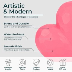 Sagebrook Home Heart Tabletop Display For Home And – Sculpture