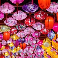 Palace Lantern Waterproof Silk Chinese Style Lantern Party Hanging Decor
