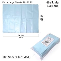Tissue Paper Colored Crepe Gift Bag Packaging Light Blue 20×26 Inch 100 Sheets