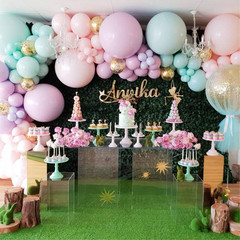 105Pcs Pastel Balloons Arch Garland Kit 5″ 10″ 12″ 18 Inch Macaron Color Pastel