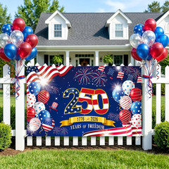 250th Anniversary American Backdrop for 4th of July Celebrations