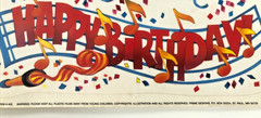 Happy Birthday window clings, from Prime Designs, Reusable, Staining, See Photo