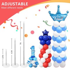 Ambernas Balloon Stand Balloon Arch Stand 7 Feet Balloon Arch Kit Of 2