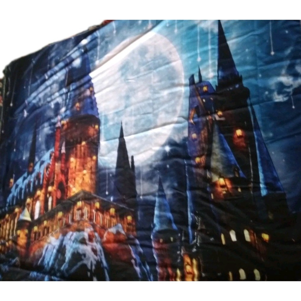 Wizard Castle photo booth backdrop background party prop gray 94×70″