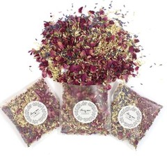 Dried Flower Petals 12 Packs Biodegradable Confetti Real Rose Wedding Decor