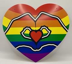 Pride Month Rainbow Banner Decorations Pack – LGBTQ+ Cardboard Signs DIY Kit