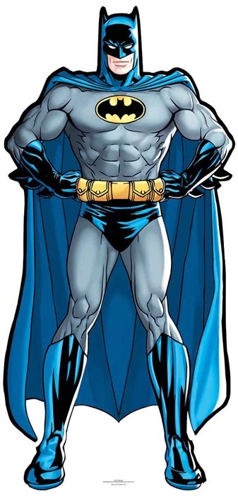 Batman DC Comics Mini Cardboard Cutout / Standup / Standee Superhero Party